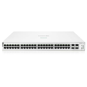 HPE Networking Instant On Switch Series 1930 48-Port Gb Smart-Managed Layer 2+ Ethernet Switch with PoE | 48x 1G | 4X SFP+ | 48x CL4 PoE 370W | US Cord JL686B#ABA Aruba a Hewlett Packard Enterprise company