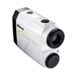 Nikon Coolshot 20i GII Golf Laser Slope Rangefinder, Standard Version White with yellow trim, Medium - Used Nikon