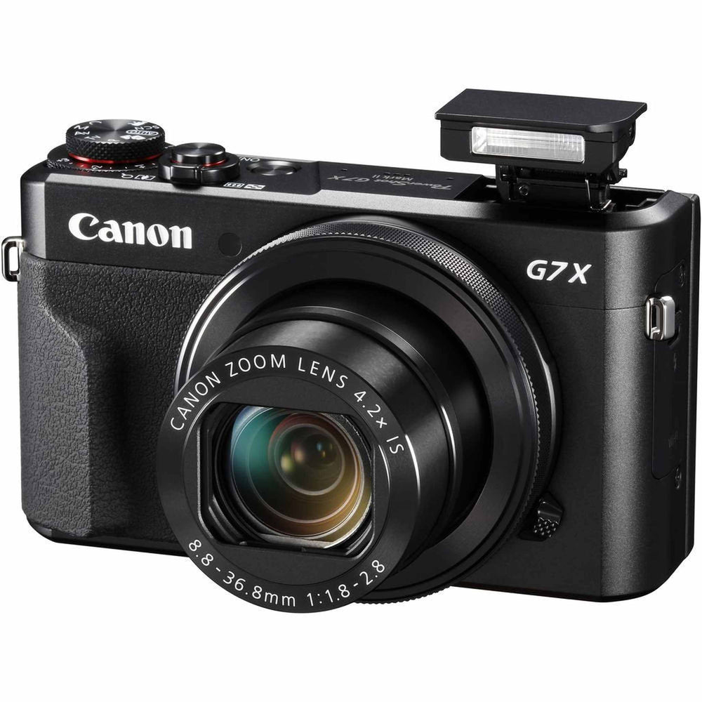 Canon PowerShot G7 X Mark II Digital Camera + 128GB Memory + Extra Battery Bundle