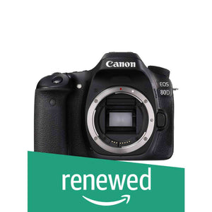 Canon EOS 80D Digital SLR Camera Body Black Renewed - Reconditioned Canon