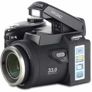 Minolta MN24Z 33 MP / 1080p HD Digital Camera w/Interchangeable Lens Kit Black Minolta