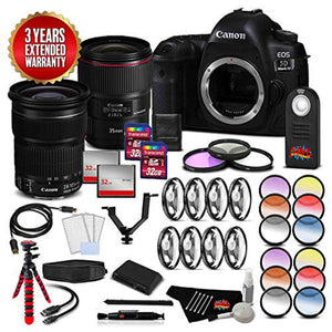 Canon EOS 5D Mark IV DSLR Camera International Version Body Only + Canon EF 35mm f/1.4L II USM Lens Kit Canon