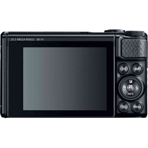 Canon PowerShot SX740 HS Digital Camera Black International Model with Extra Accessory Bundle - Used Canon