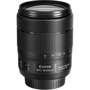 Canon EF-S 18-135mm f/3.5-5.6 IS USM Lens 1276C002 + Filter Kit + More - Reconditioned Canon