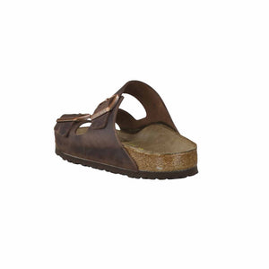 Birkenstock Arizona Leather Narrow Sandal - Women's Habana Oiled Leather, 37.0 Birkenstock