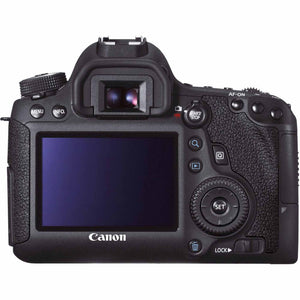 Canon EOS 6D DSLR Camera Body Only + Professional Battery Grip + Condenser Microphone + LED Kit + Extra Battery + Case Canon