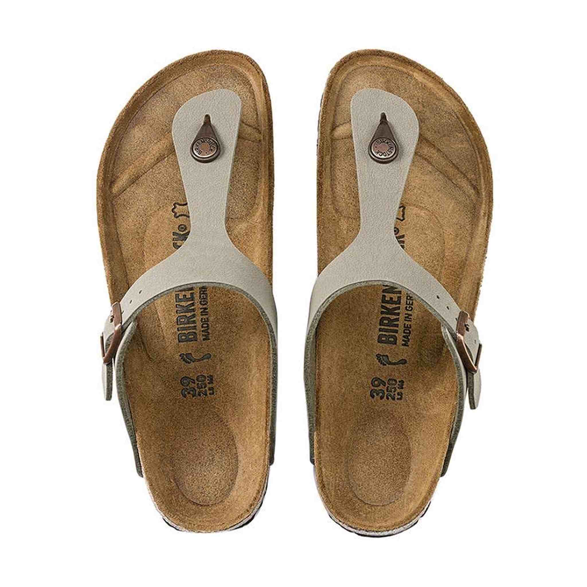 Birkenstock Women's GIzeh Thong Sandal, Stone, 42 M EU/11-11.5 B M US Birkenstock