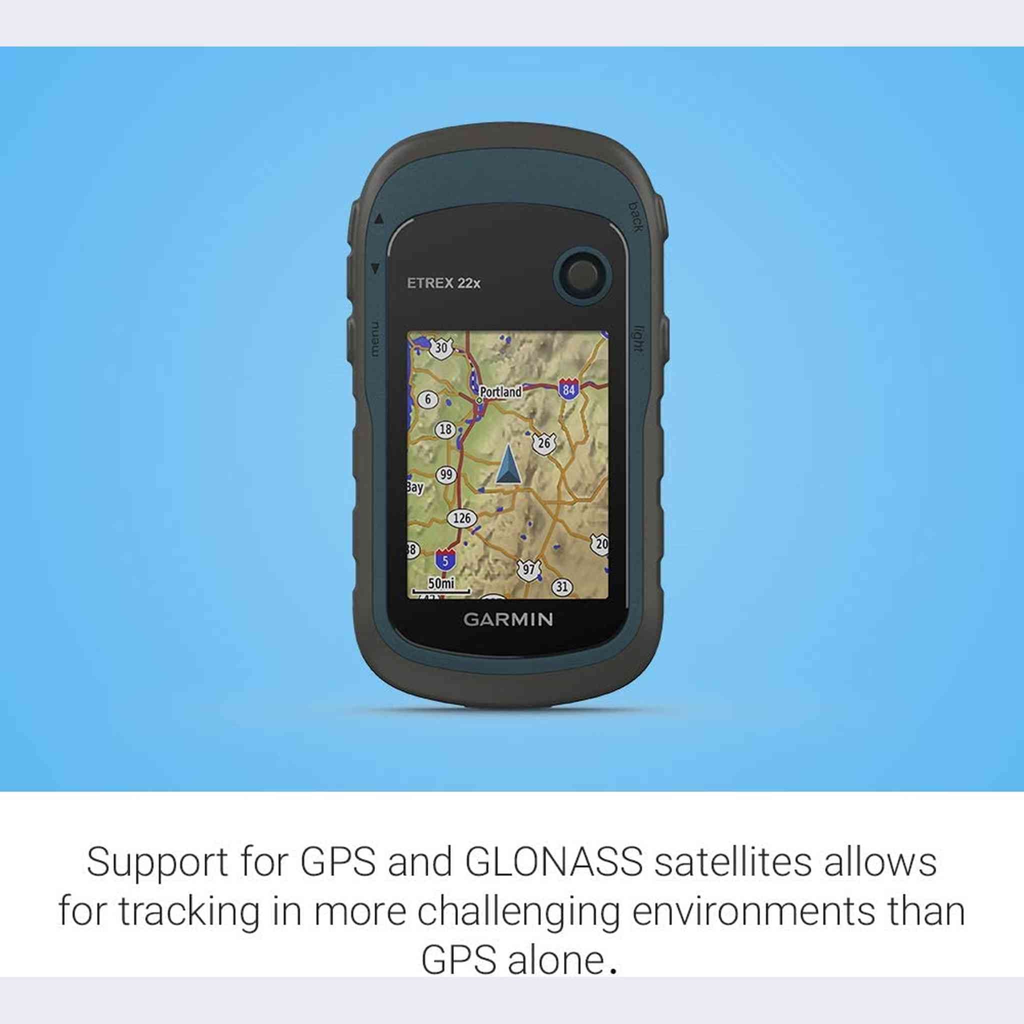 Garmin eTrex 22x, Handheld GPS Navigator with 6Ave Travel Kit 010-02256-00