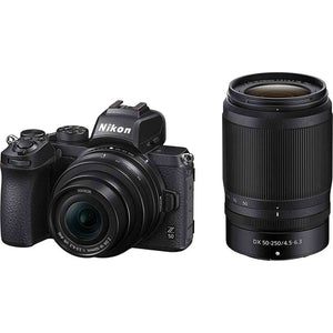Nikon Z50 Mirrorless Camera with NIKKOR Z DX 16-50mm & 50-250mm VR Lens -Renewed - Like New Nikon