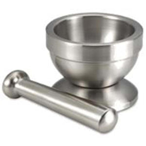 Bene Casa Classics Mortar and Pestle, Stainless Steel BC Classics