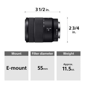 Sony 18-135mm F3.5-5.6 OSS APS-C E-mount Zoom Lens - Used Sony