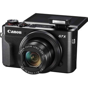 Canon PowerShot G7 X Mark II Digital Camera 1066C001 + 64GB Card + More - Reconditioned