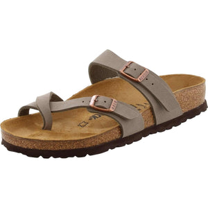 BIRKENSTOCK Women's Mayari Sandal, Stone, 39 R EU, 8-8.5 M US Birkenstock