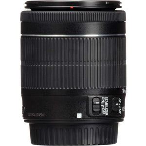 Canon EF-S 18-55mm f/3.5-5.6 Lens 8114B002WB + Lens Pen Cleaner + Deluxe Lens Pouch + 58mm 3 Piece Filter Kit + Deluxe Cleaning Kit es + MicroFiber Canon