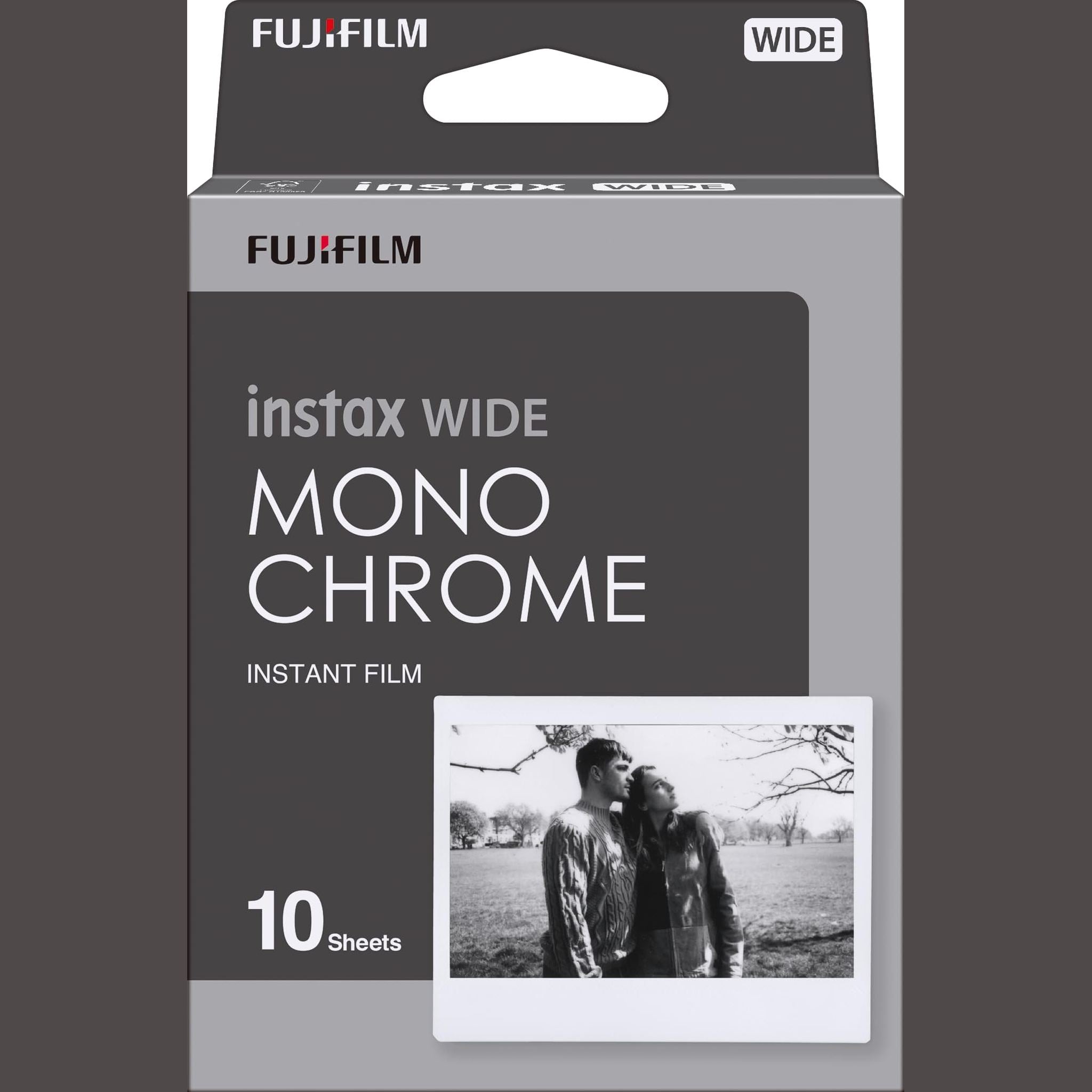FUJIFILM Instax Wide Monochrome Film - 10 Exposures instax