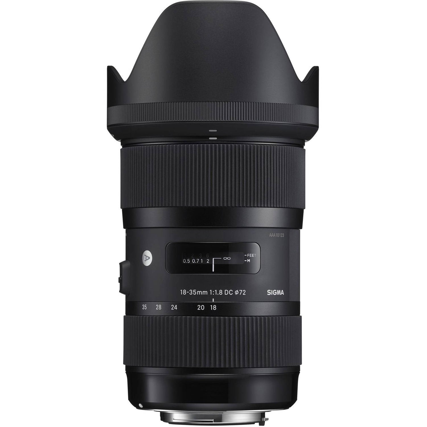 Sigma 18-35mm f/1.8 DC HSM Art Lens for Canon # 210-101 + 72mm 3 Piece Filter Kit + Lens Pen Cleaner + 70in Monopod Bundle