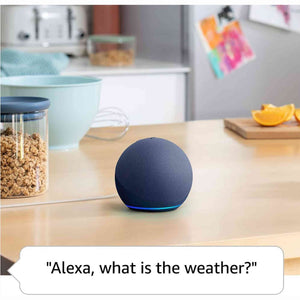 2-Pack Amazon Echo Dot 5th Gen, 2022 Release Charcoal with accessories