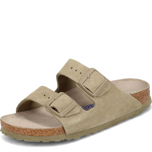 Birkenstock Arizona Soft Footbed - Leather Unisex Khaki Oiled Leather EU 40 US Men's 7-7.5, Women's 9-9.5 Regular Birkenstock