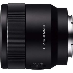 Sony SEL50M28 FE 50mm F2.8 Macro Lens & Sony 64 GB SD Card Sony