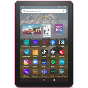 All-new Amazon Fire HD 8 tablet, 8” HD Display, 32 GB, 30% faster processor, designed for portable entertainment, 2022 release , Rose - Used Amazon