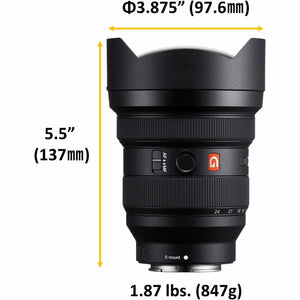 Sony FE 12-24mm F2.8 G Master Full-Frame Constant-Aperture Ultra-Wide Zoom Lens SEL1224GM - Reconditioned Sony
