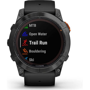 Garmin fenix 7X Pro Solar, Glass, Slate Gray Steel, Black with Accessories Garmin