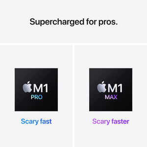 Apple MacBook Pro with Apple M1 Pro chip 16 inch, 16GB RAM, 1TB SSD Space Gray - Reconditioned Apple