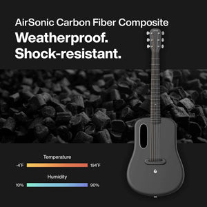 LAVA ME 2 36 inch Carbon Fiber Guitar with effects Acoustic Electric Guitar with Picks Hard Case Freeboost-Pink LAVA