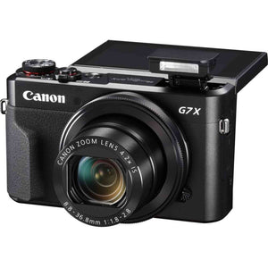 Canon PowerShot G7 X Mark II Digital Camera 1066C001 + 64GB Card + More - Reconditioned