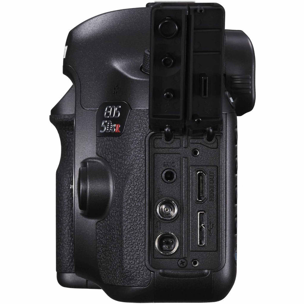 Canon EOS 5DS R DSLR Camera (Body Only) (International Model) w/Essentials: 32GB SD Card + 32GB CF Card + Cleaning Kit +