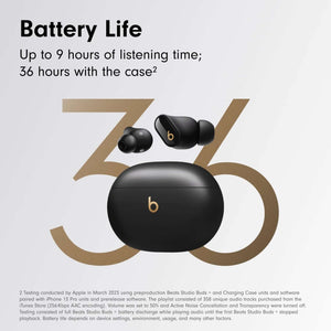 Beats Studio Buds+ MQLH3LL/A Black - Reconditioned Beats
