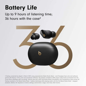 Beats Studio Buds+ MQLH3LL/A Black - Reconditioned Beats