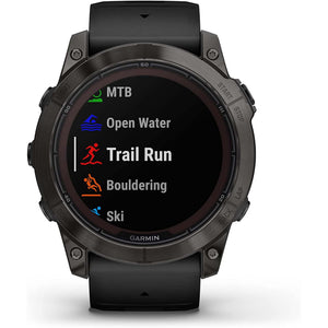Garmin fenix 7 Pro Solar Sapphire Carbon Gray Titanium Black with Accessories Garmin