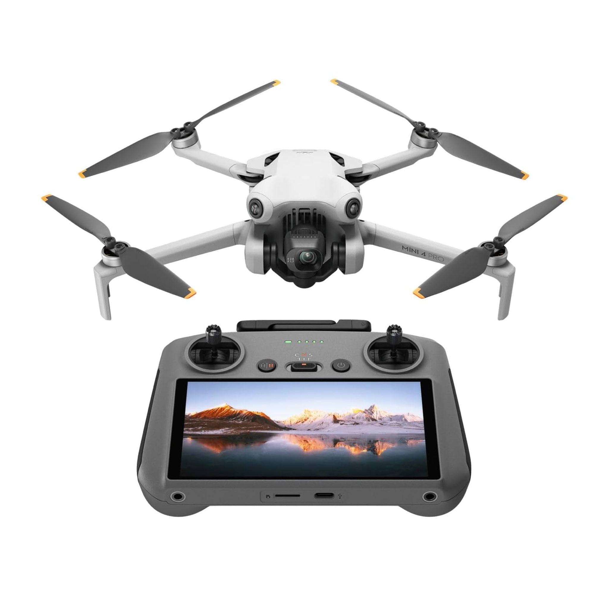 DJI Mini 4 Pro DJI RC 2 , Drones with Camera for Adults 4K, Under 0.549 lbs/249 g, 34 Mins Flight Time, 20km Max Video Transmission Distance, Omnidirectional Vision Sensing, Mini Drone for Beginners DJI