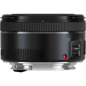 Canon EF 50mm f/1.8 STM Lens 0570C002 Professional Bundle - International Version - Used Canon