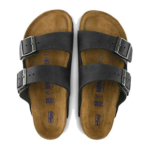Birkenstock 75248139 Arizona SFB Black Oil LTR 39 Birkenstock