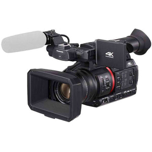 Panasonic AG-CX350 4K Camcorder AG-CX350 W/Padded Case, 128 GB Memory Card, Heavy Duty Tripod, Lens Attachments, Sony - Reconditioned Panasonic
