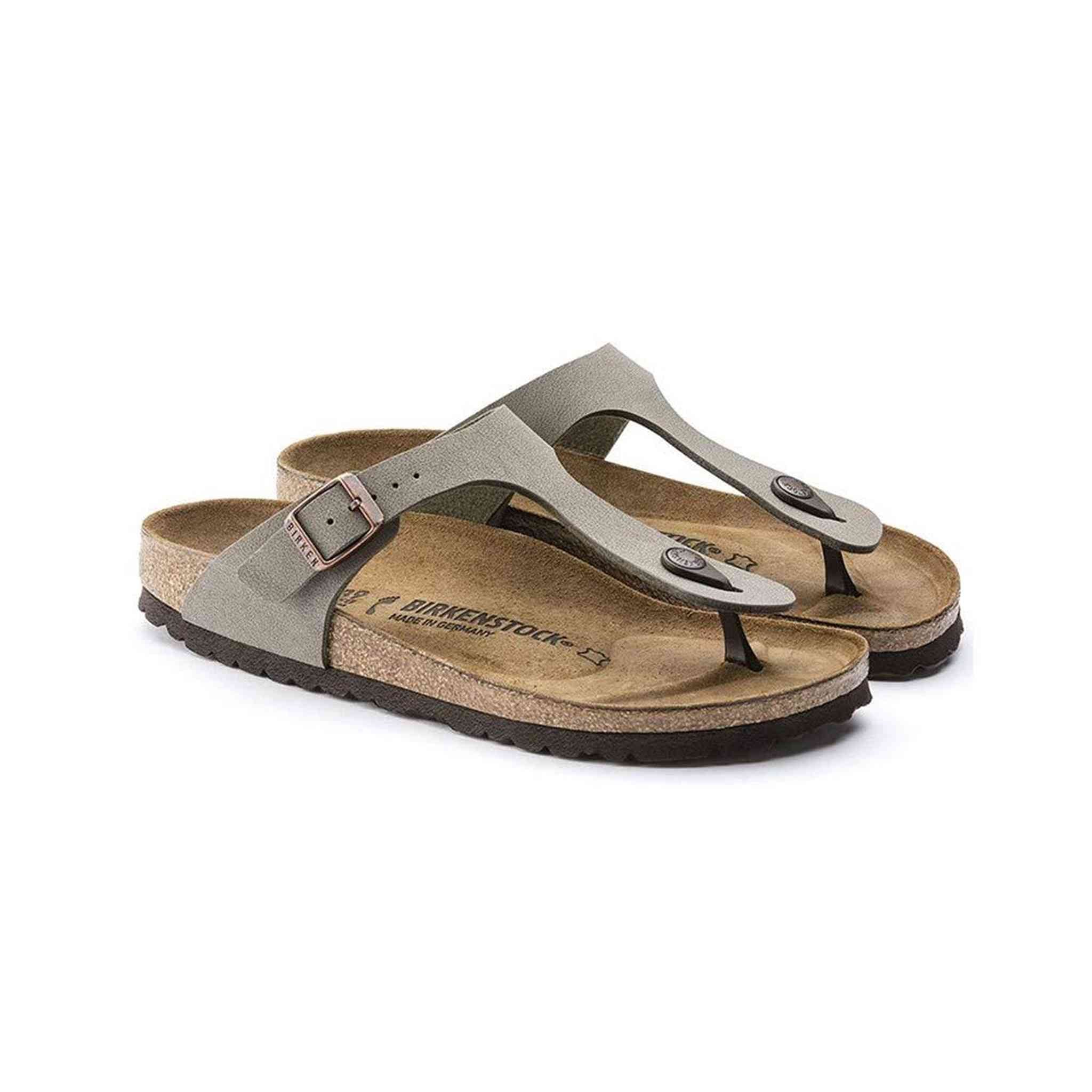 Birkenstock Men's Flip Flop Sandals, Grey Stone Stone, 6.5 Narrow Birkenstock