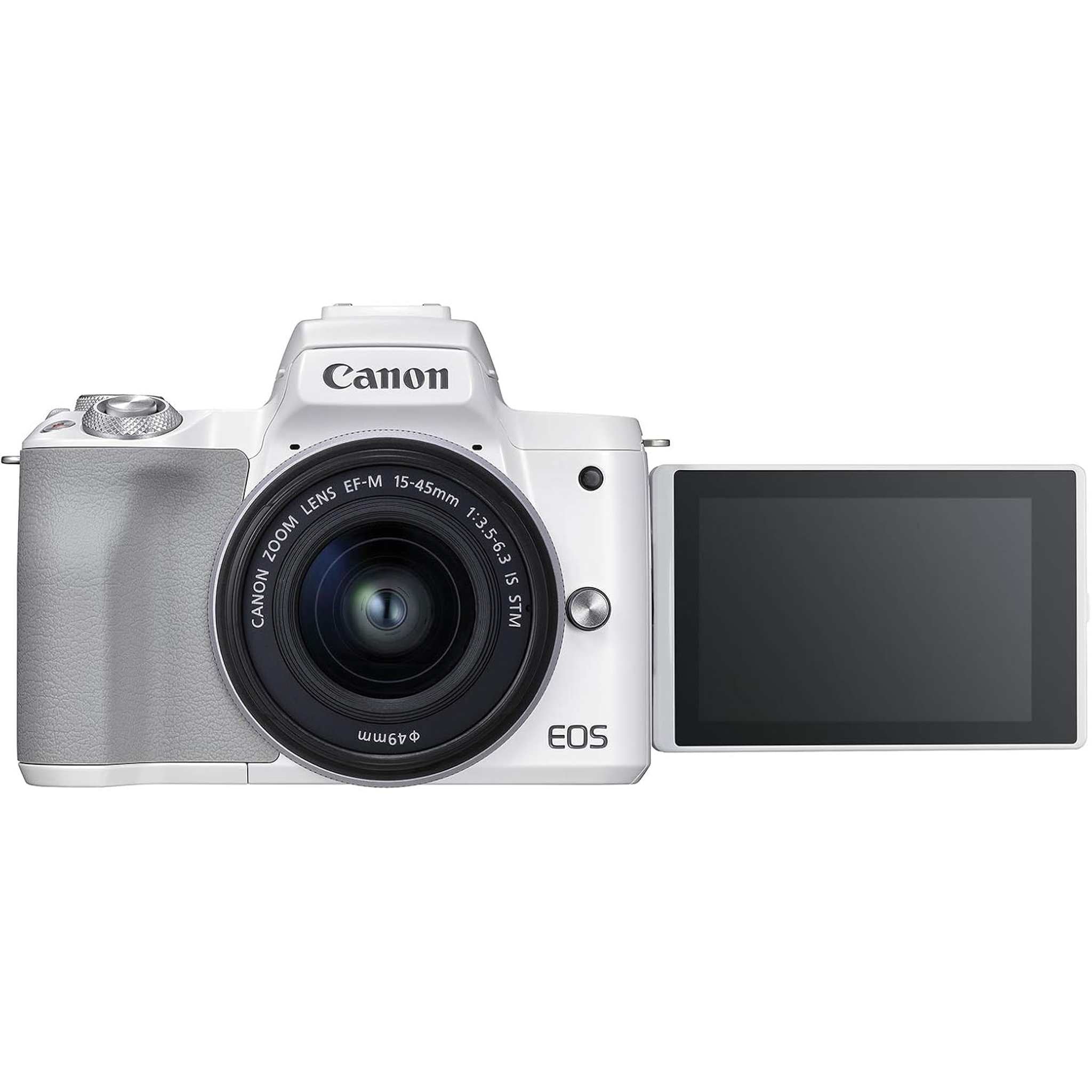 Canon EOS M50 Mark II + EF-M 15-45mm is STM Kit White
