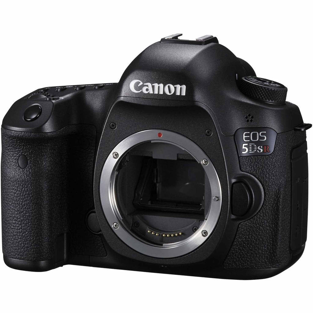 Canon EOS 5DS R DSLR Camera (Body Only) (International Model) w/Essentials: 32GB SD Card + 32GB CF Card + Cleaning Kit +