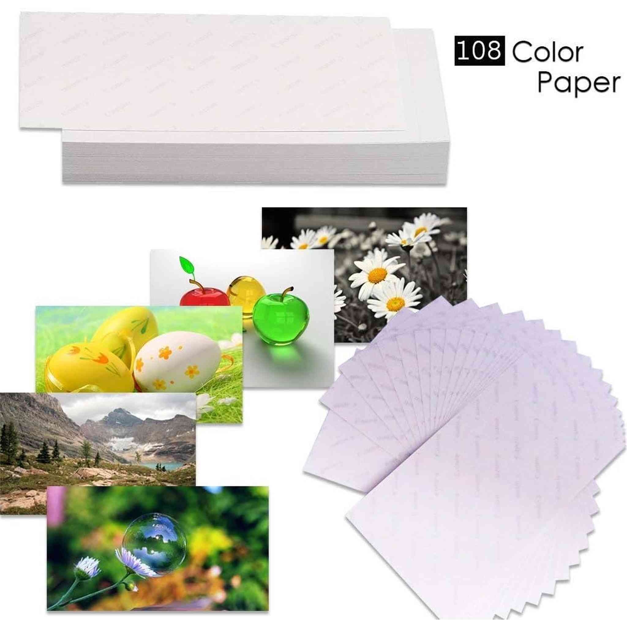 Canon RP-108 High-Capacity Color Ink/Paper Set Includes 108 Sheets + 2 Ink Toner HeroFiber
