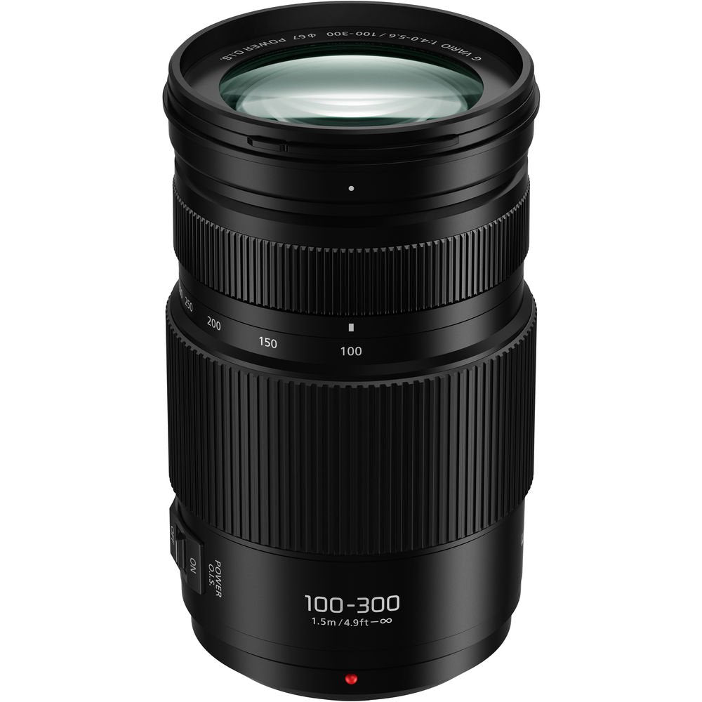 Panasonic Lumix G Vario 100-300mm f/4-5.6 II Power O.I.S. Lens for Micro Four Thirds Mount + Accessories International