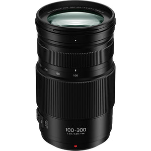 Panasonic Lumix G Vario 100-300mm f/4-5.6 II Power O.I.S. Lens for Micro Four Thirds Mount + Accessories International