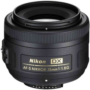 Nikon 35mm f/1.8G AF-S DX Lens for Nikon DSLR Cameras Certified Refurbished - Reconditioned Nikon