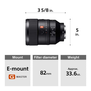 FE 135mm F1.8 G Master Telephoto Prime Lens for Sony E-Mount - Used Sony