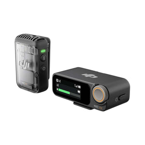 DJI Mic 2 1 TX + 1 RX , Wireless Microphone with Intelligent Noise Cancelling, 32-bit Float Internal Recording, Optimized Sound, 250m 820 ft. Range, Microphone for iPhone, Android, Camera, Vlogs DJI