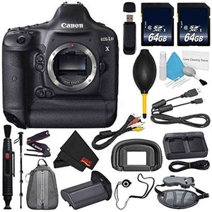 6Ave Canon EOS-1D X DSLR Camera International Version No Warranty + Lens Pen Cleaner + Microfiber Cloth + Battery Grip