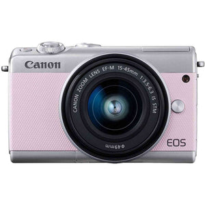 Canon EOS M100 Mirrorless Digital Camera with 15-45mm Lens Bundle