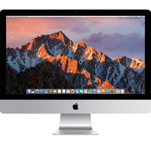 2017 Apple iMac with 3.4GHz Intel Core i5 27 inch, 8GB RAM, 512GB SSD Silver - Reconditioned Apple
