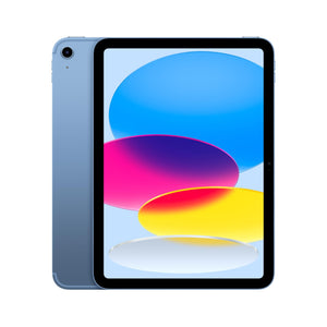 Apple iPad 11-inch: A16 chip, 11-inch Model, Liquid Retina Display, 128GB, Wi-Fi 6 + 5G Cellular, 12MP Front/12MP Back Camera, Touch ID, All-Day Battery Life - Blue Apple